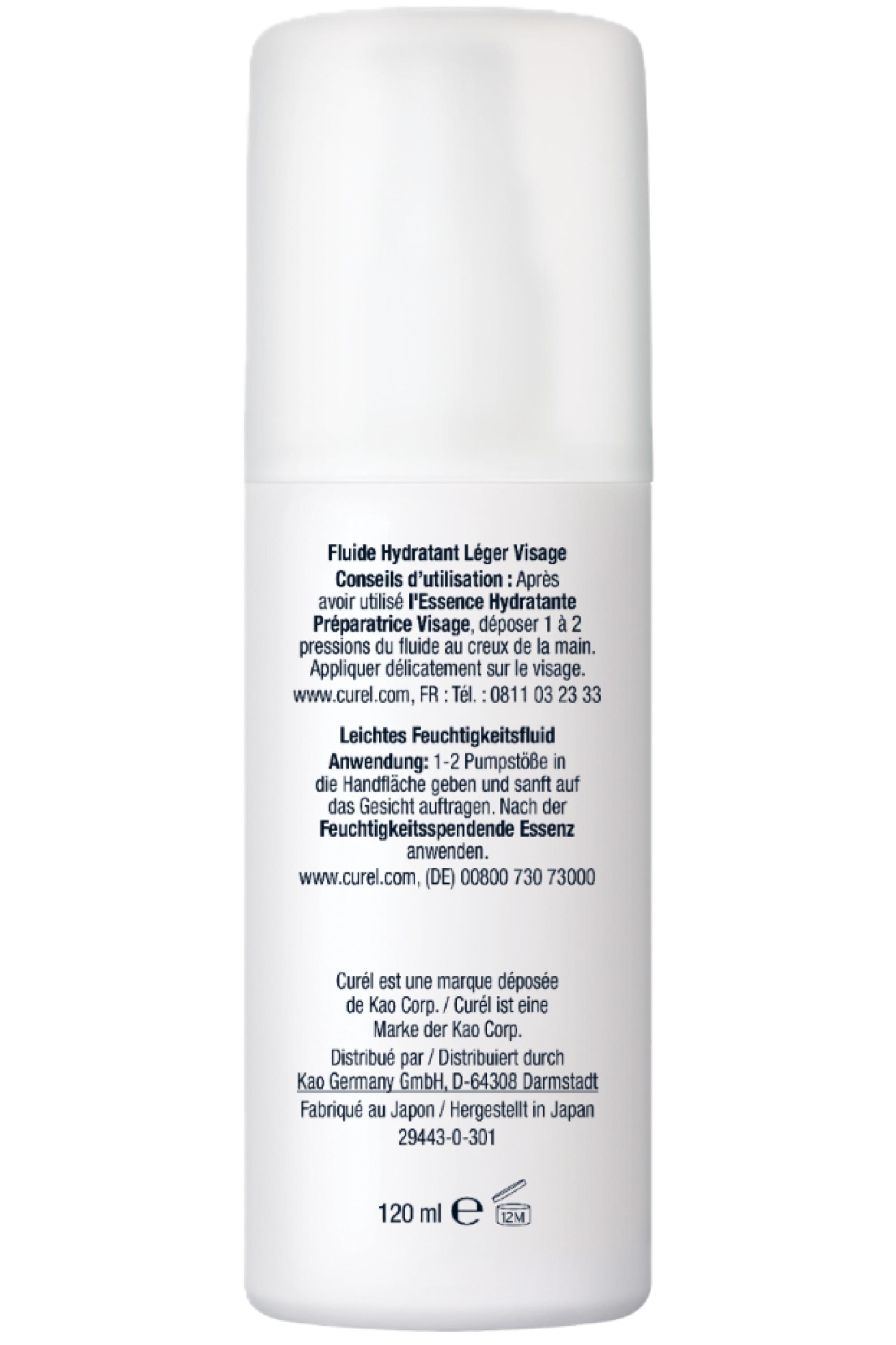 Fluide hydratant léger
