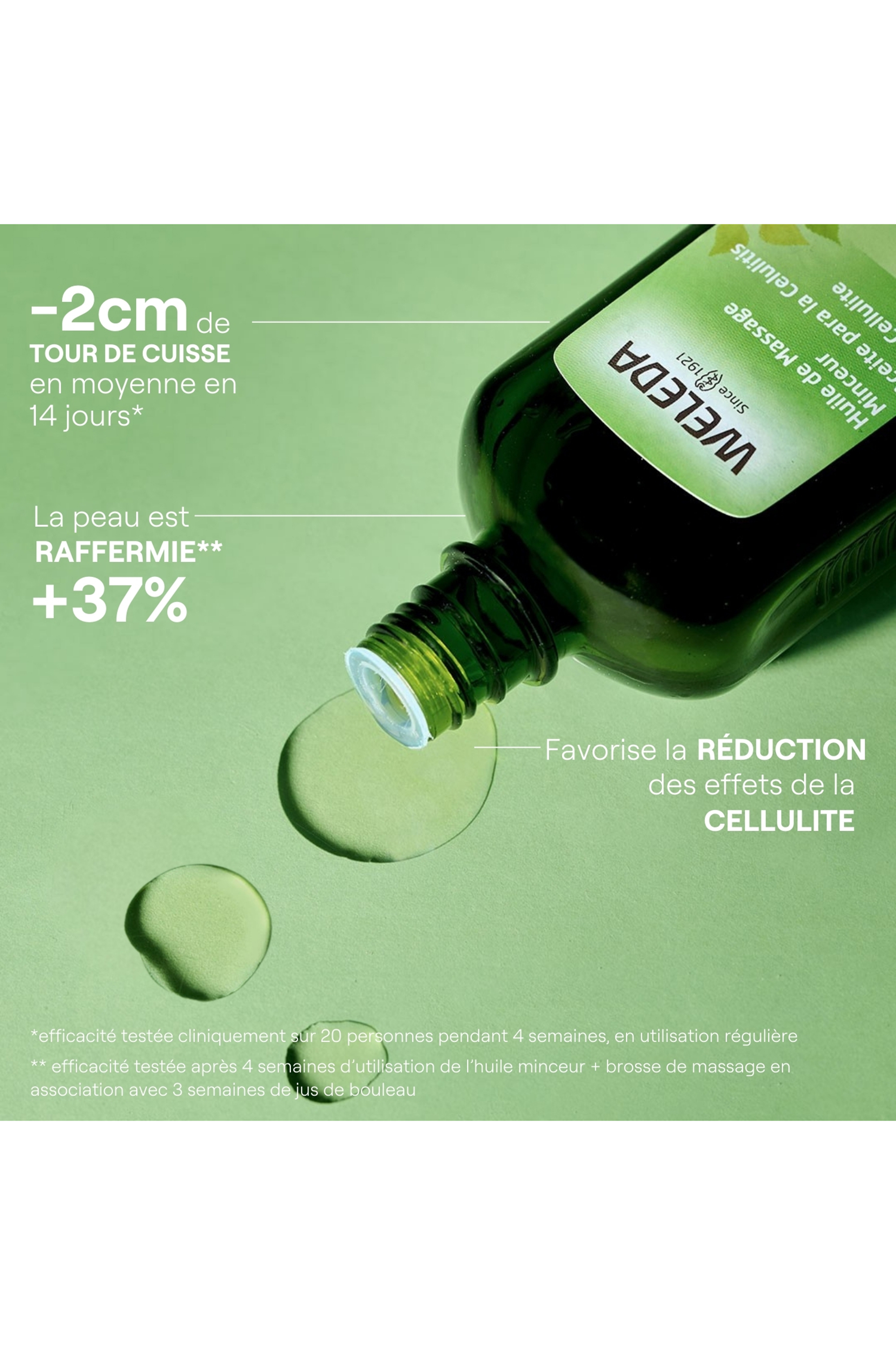 Huile de massage minceur au bouleau