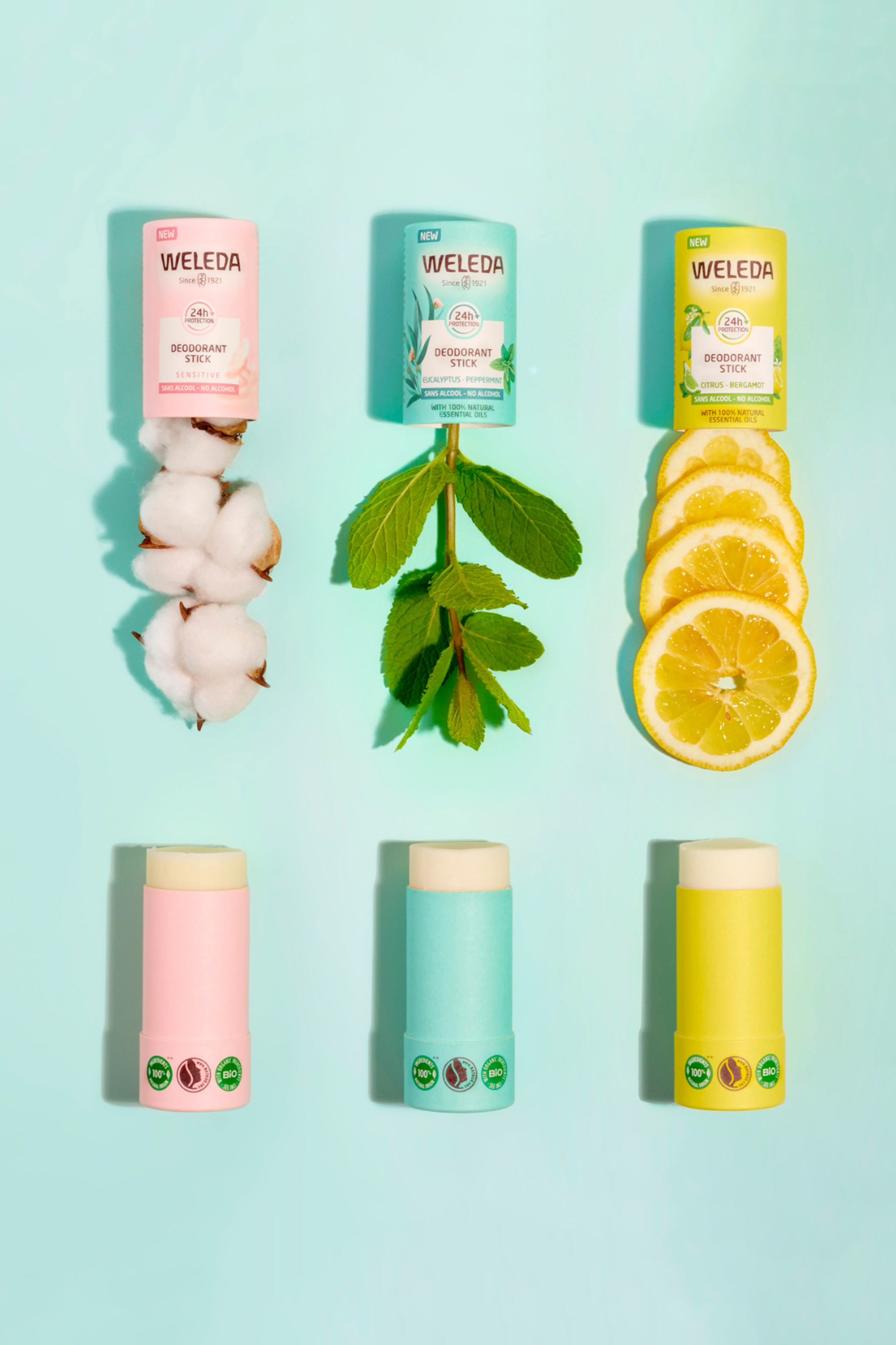 Déodorant stick citrus bergamot
