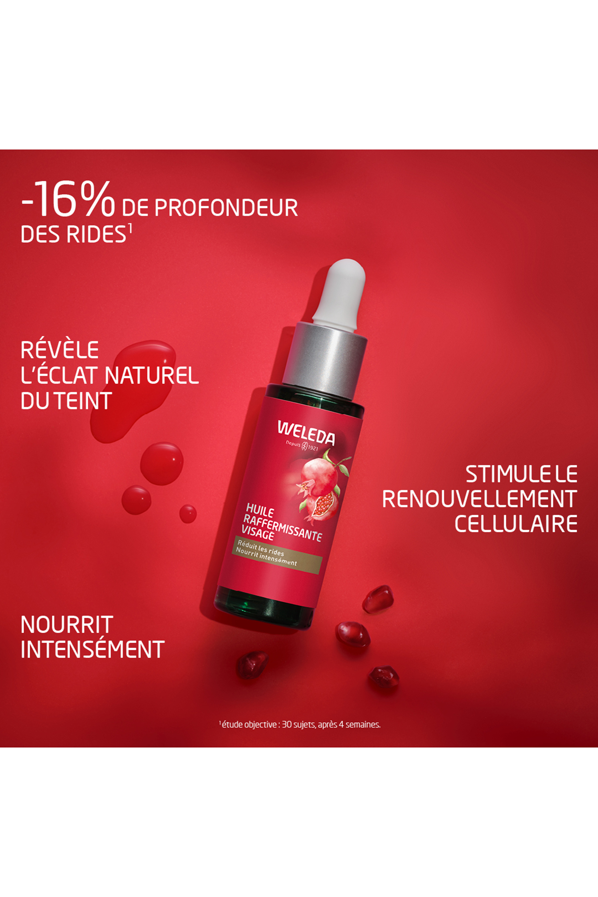 Huile raffermissante visage grenade