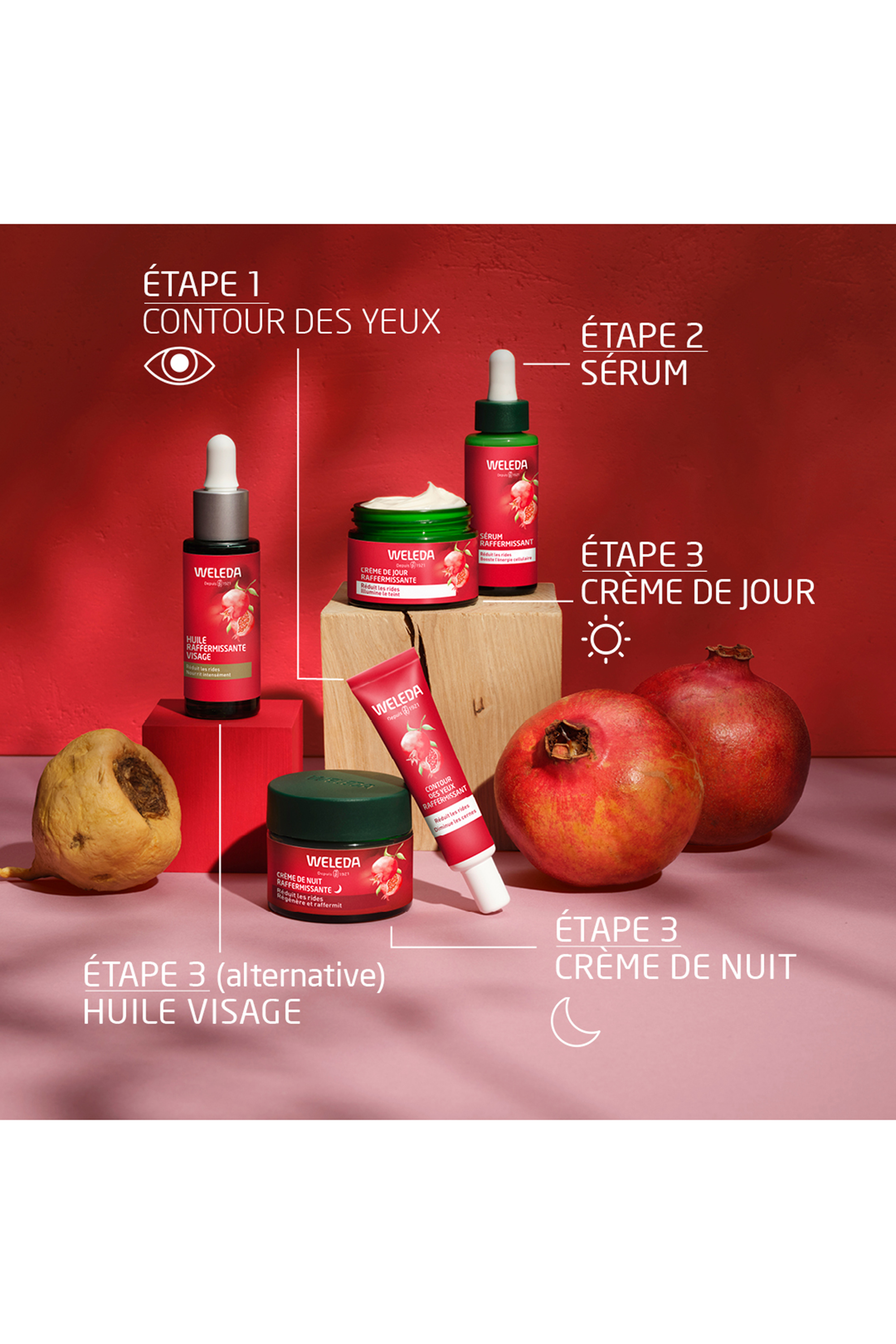 Huile raffermissante visage grenade