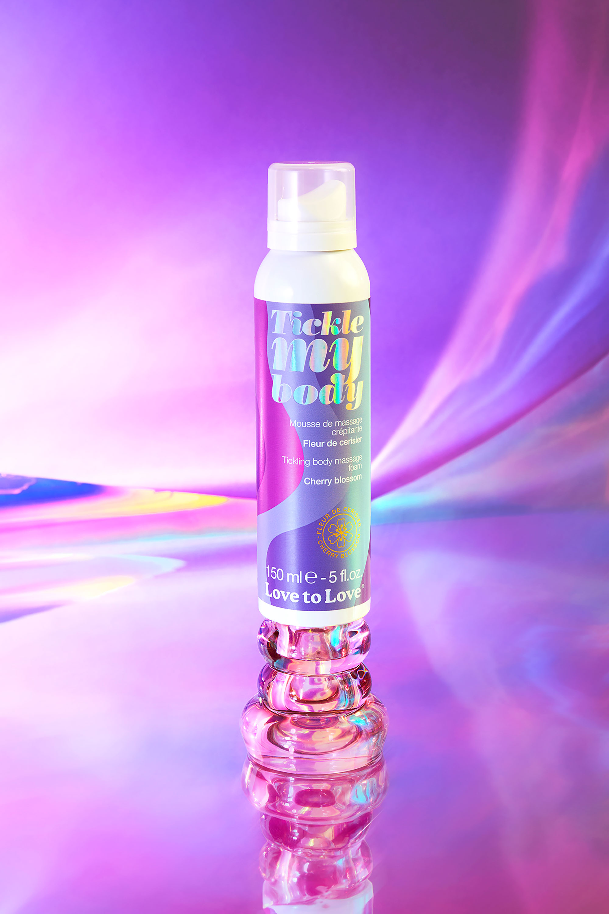 Mousse de massage fleur de cerisier Tickle my body