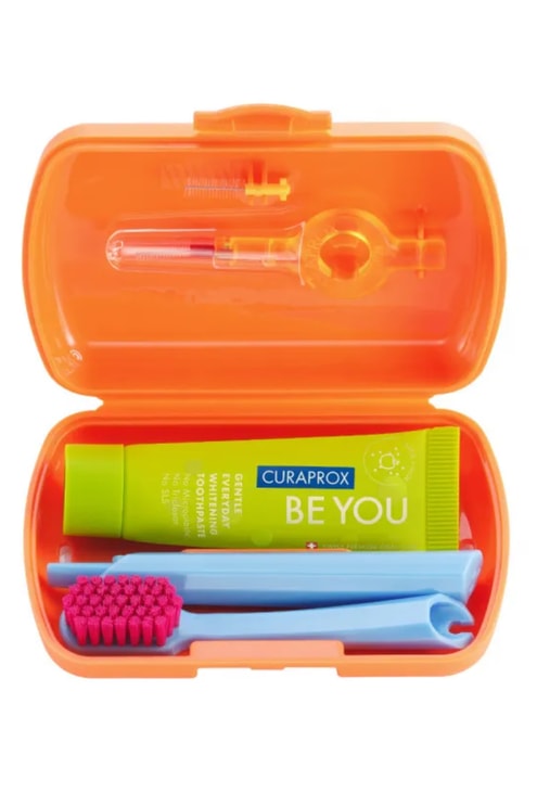 Kit de voyage hygiène dentaire Orange