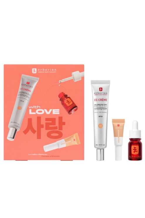 Coffret le meilleur d’Erborian Skin therapy, CC crème & super BB concealer doré