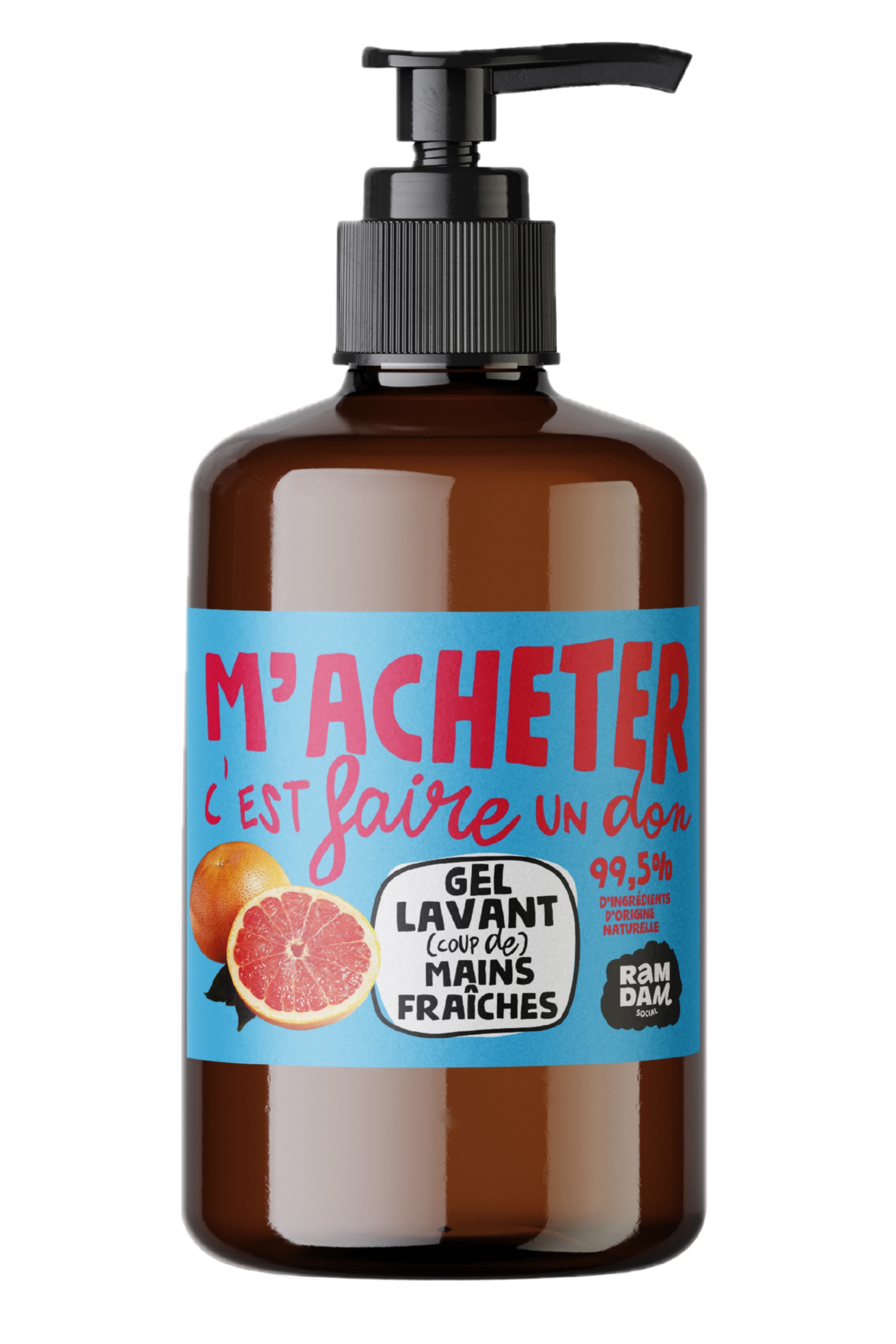 Gel lavant mains Agrumes