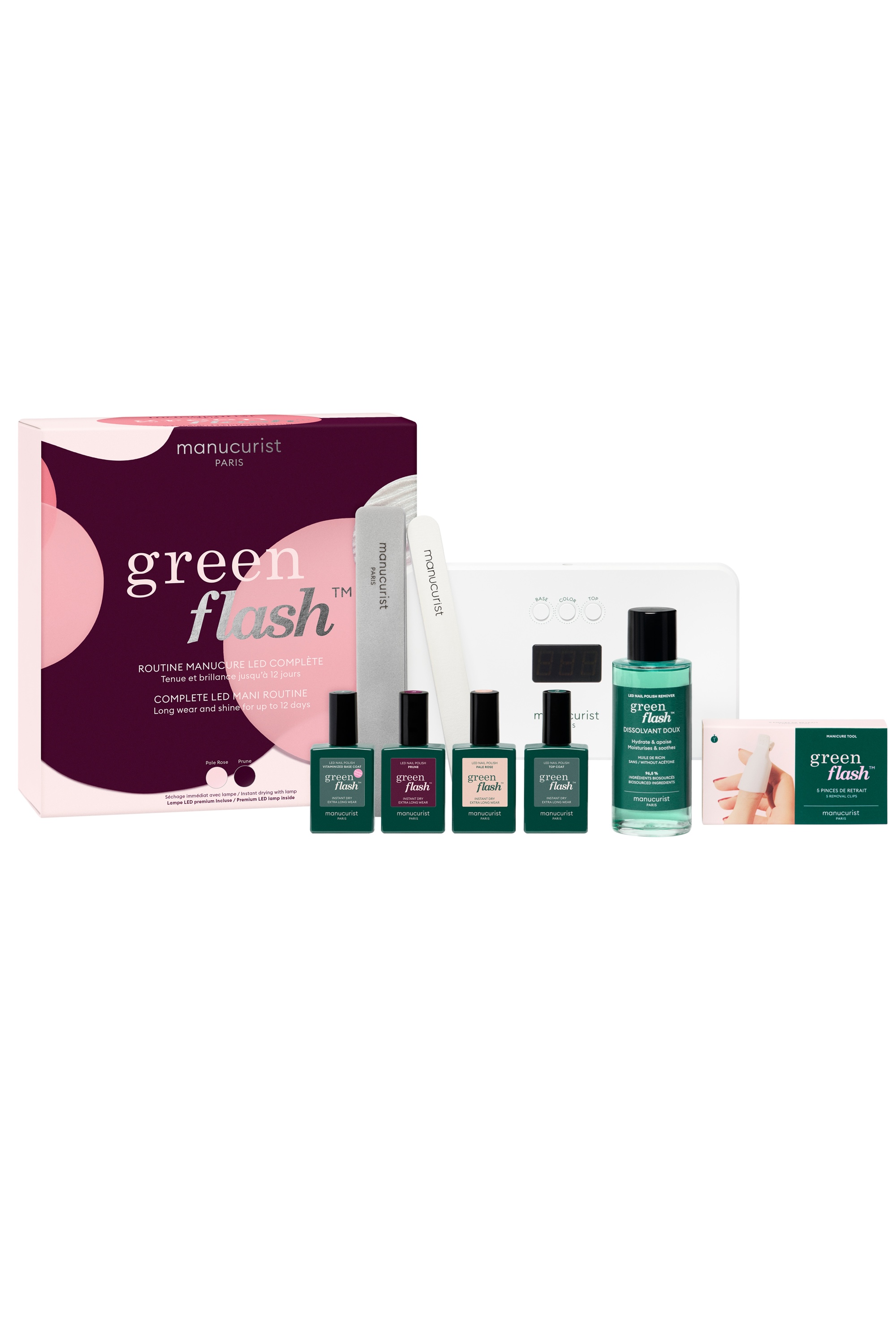 Coffret Cadeau manucure pro Green Flash