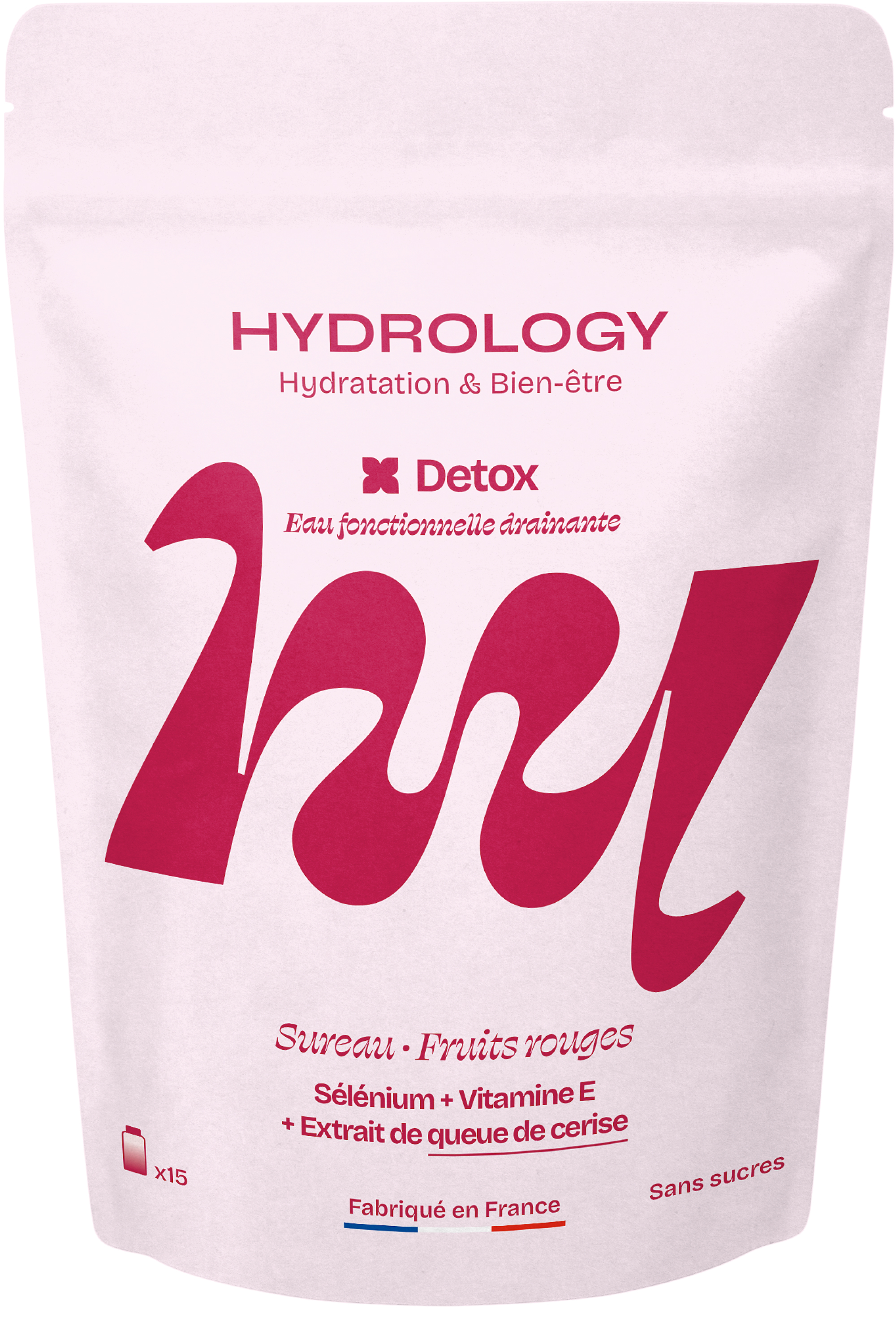 Pastille d'hydratation goût sureau fruits rouges drainante  Detox