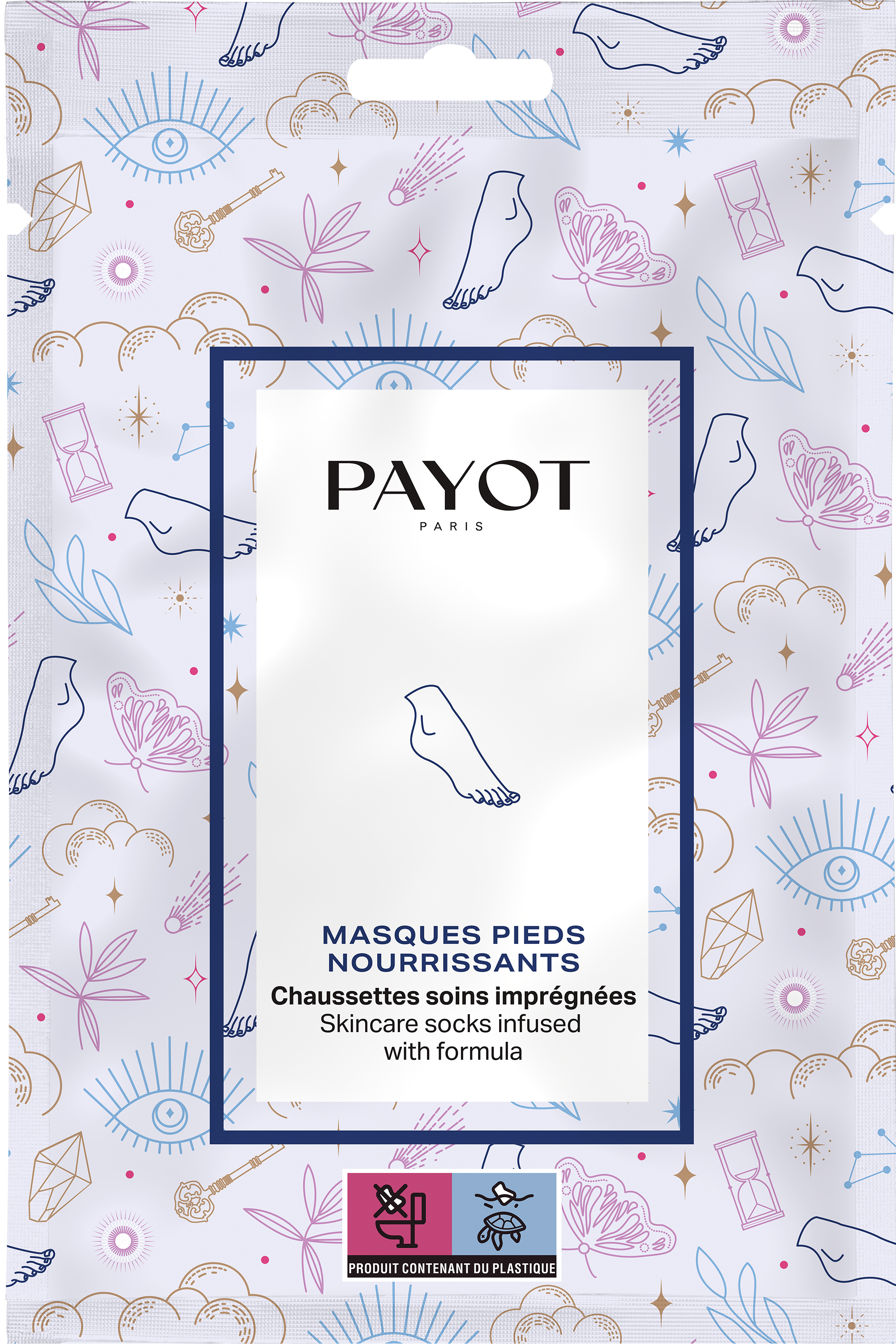 Masques pieds nourrissants