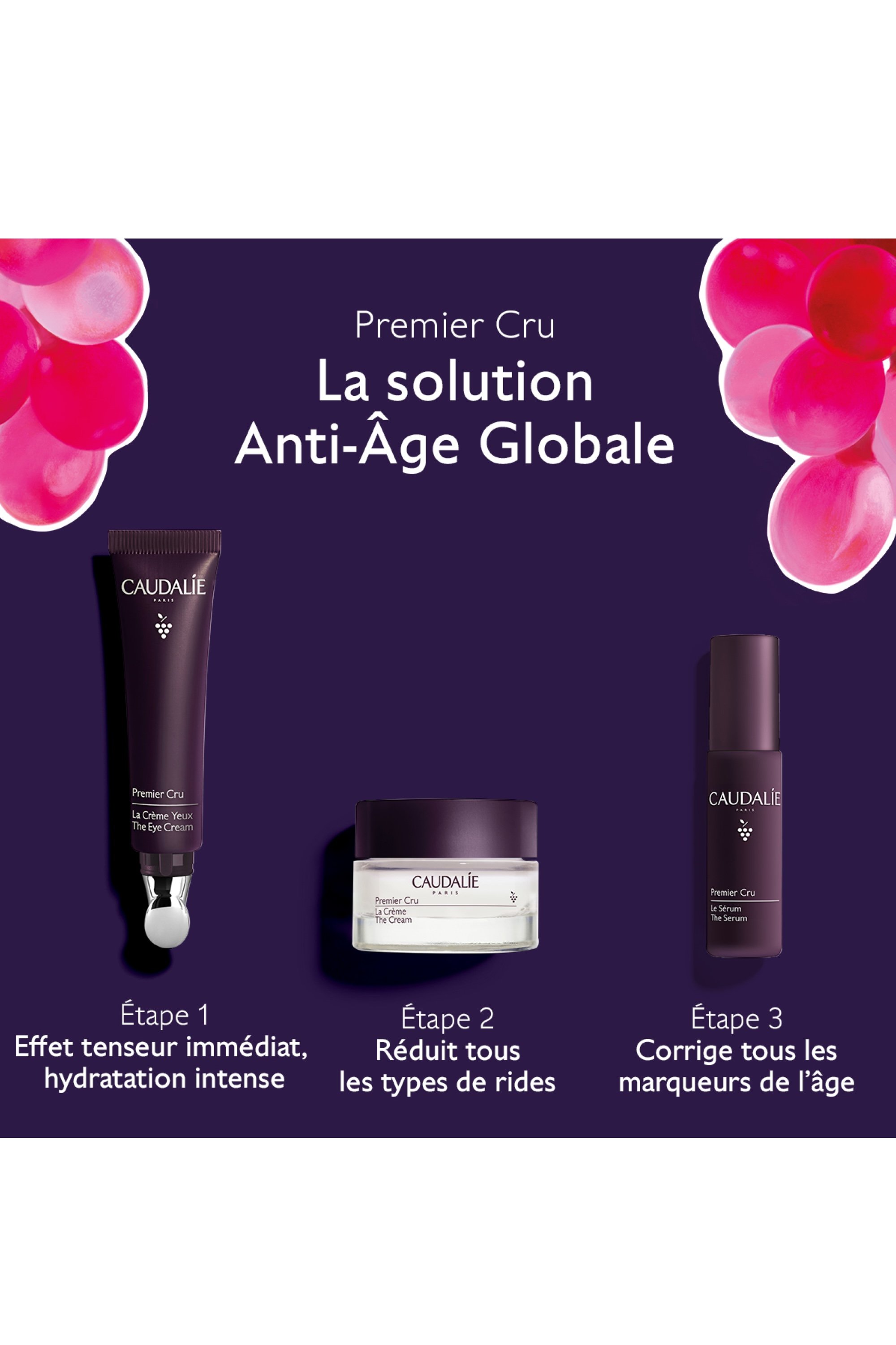 Caudalie - Coffret Crème Yeux Premier Cru sérum & crème anti-age