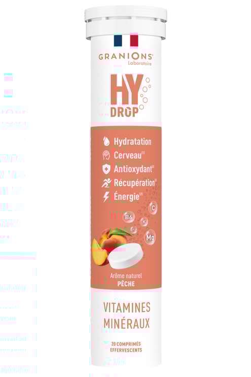 Pastilles hydratation Pêche Hydrop
