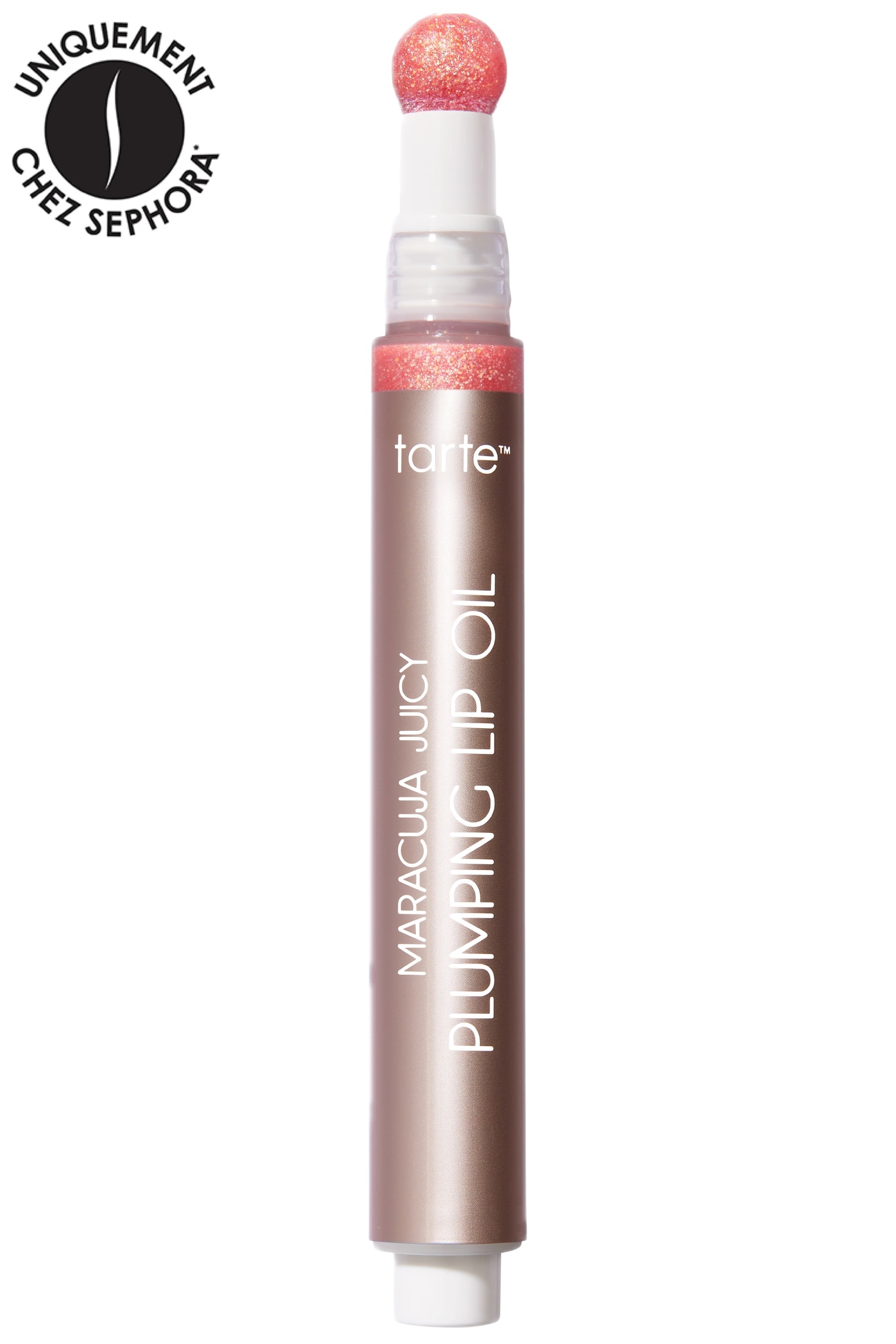 Huile repulpante pour les lèvres Shimmering Rose Maracuja