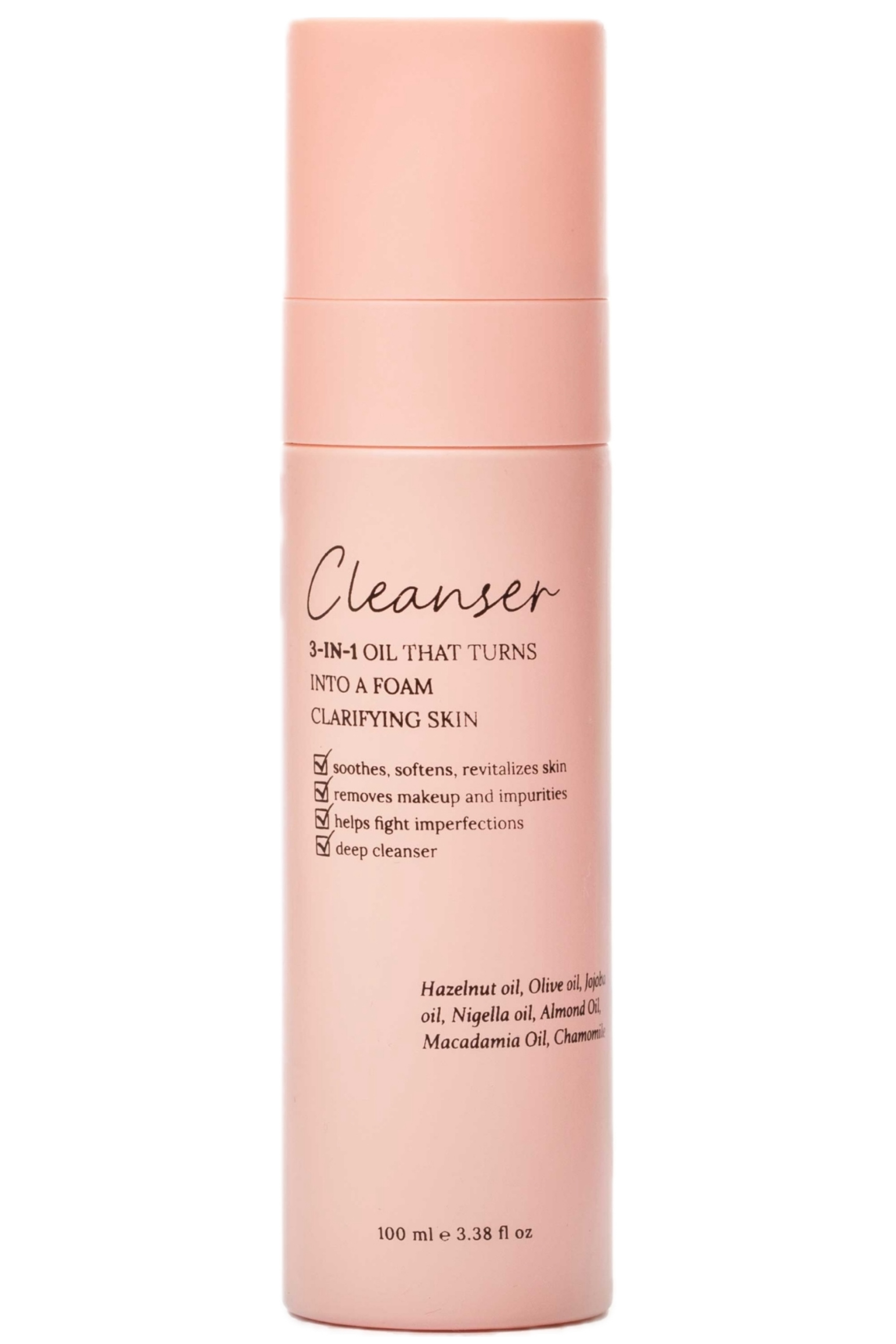 Nettoyant 3-en-1 huile &amp; mousse visage