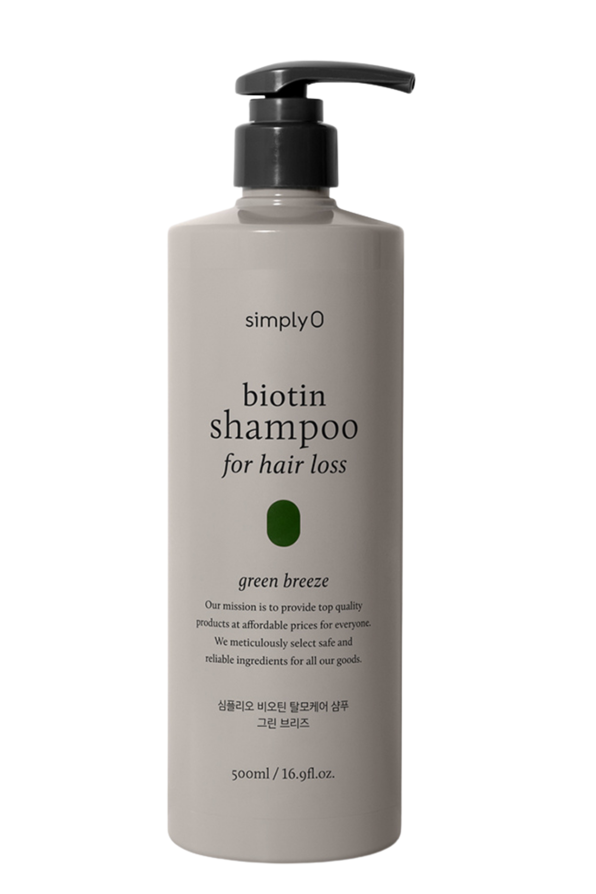 Shampoing anti-chute à la biotine