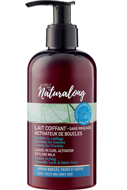 Lait coiffant activateur de boucles