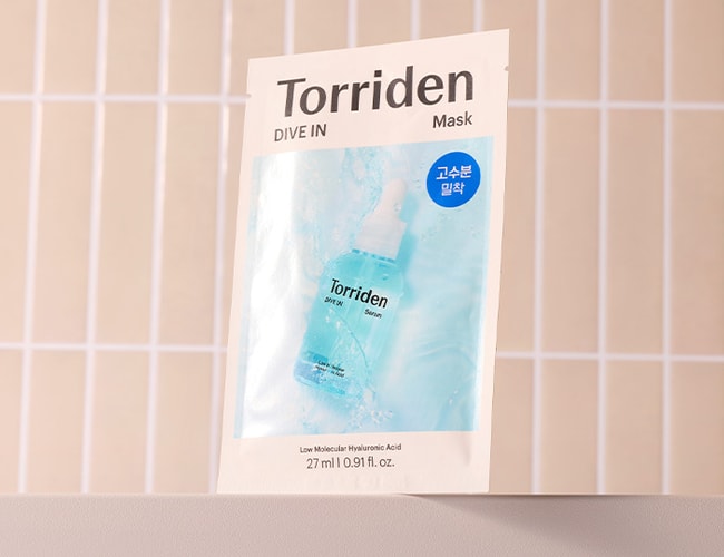 sheet masque hydratant Torriden