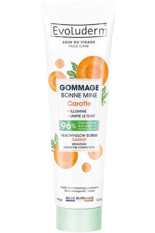 Gommage visage bonne mine carotte