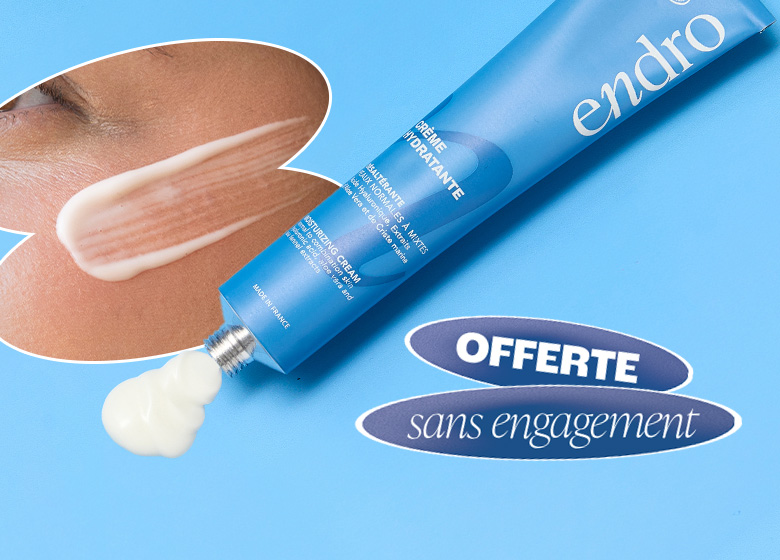 La crème hydratante Endro en cadeau