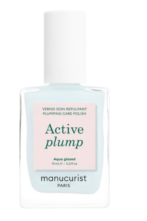 Active plump aqua glazed