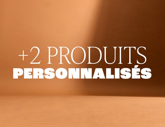 2 produits personnalisés
